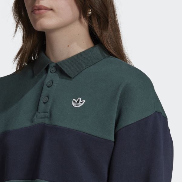 Adidas Originals Class Of 72 Crop Crew Sweatshirt Mode Minéral Vert