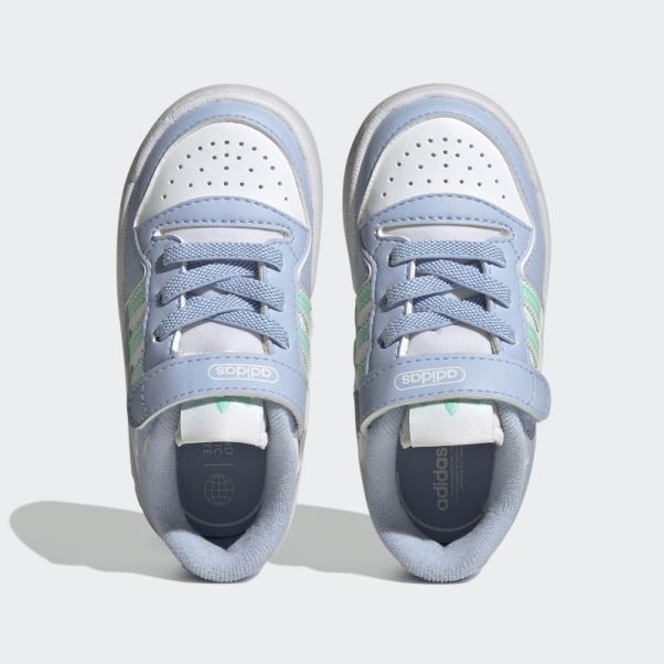 Adidas Forum Aube Bleu Chaussures Basses