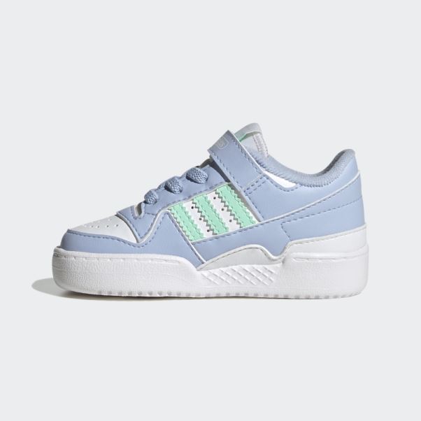 Adidas Forum Aube Bleu Chaussures Basses