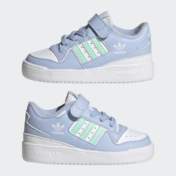 Adidas Forum Aube Bleu Chaussures Basses