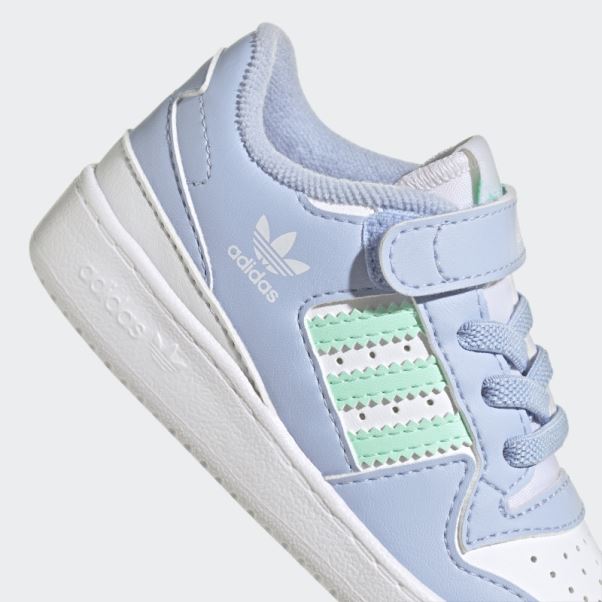 Adidas Forum Aube Bleu Chaussures Basses