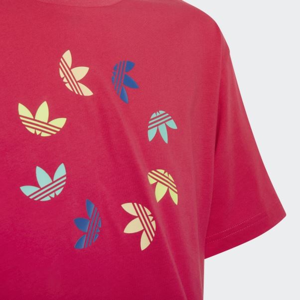 Adidas Crop Top Adicolor Rose Vif