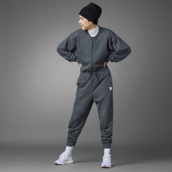 Adidas Combinaison Saint Valentin Chinée Gris Foncé