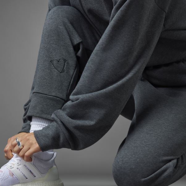 Adidas Combinaison Saint Valentin Chinée Gris Foncé