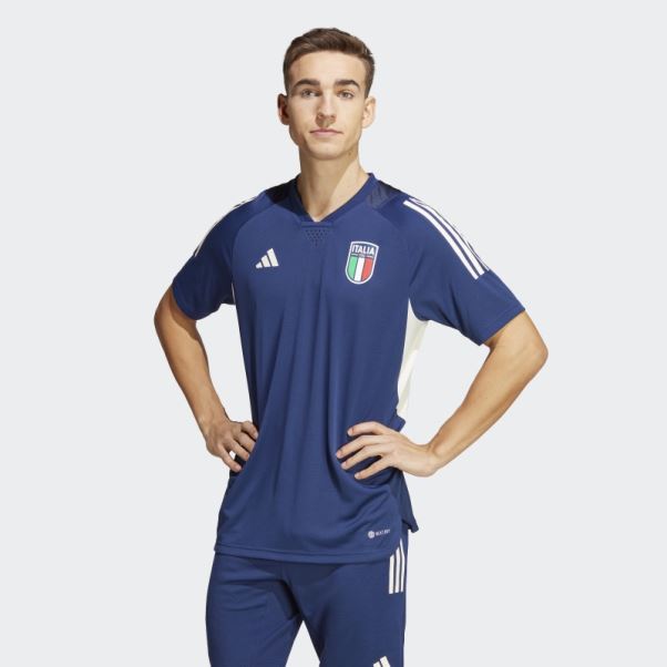 Maillot Italy Tiro 23 Pro Adidas Bleu Foncé