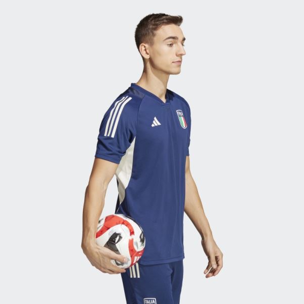 Maillot Italy Tiro 23 Pro Adidas Bleu Foncé
