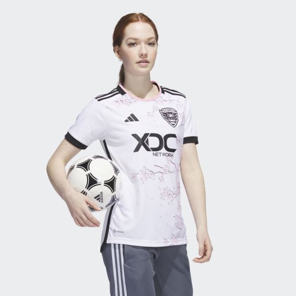 Adidas Blanche D.c. Maillot Extérieur Uni 23/24