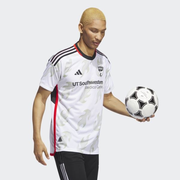 Maillot Fc Dallas 23/24 Extérieur Authentique Adidas Blanc
