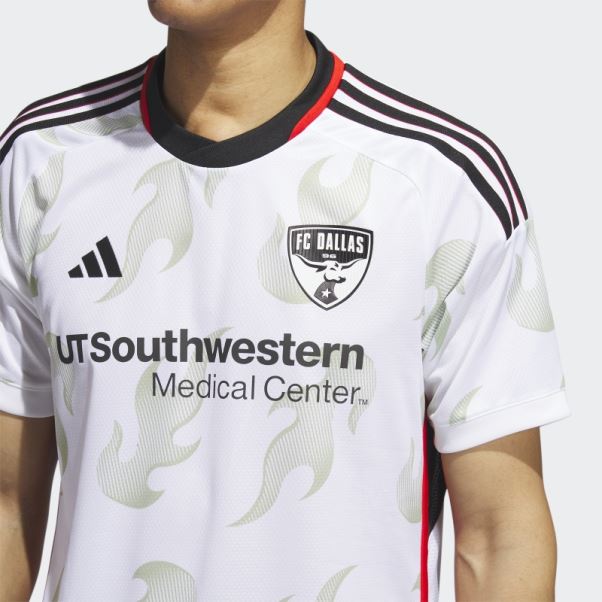 Maillot Fc Dallas 23/24 Extérieur Authentique Adidas Blanc