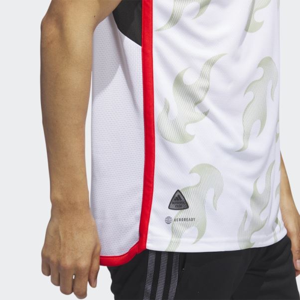 Maillot Fc Dallas 23/24 Extérieur Authentique Adidas Blanc