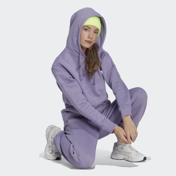 Sweat à Capuche En Molleton Adidas Adicolor Essentials Lilas