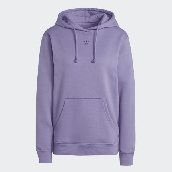 Sweat à Capuche En Molleton Adidas Adicolor Essentials Lilas