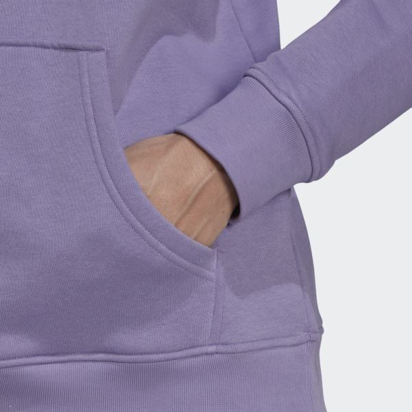 Sweat à Capuche En Molleton Adidas Adicolor Essentials Lilas