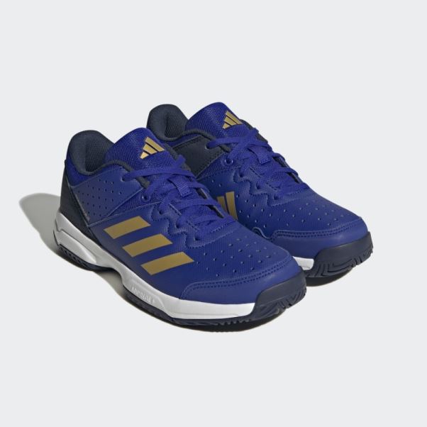 Chaussures Court Stabil Bleu Adidas