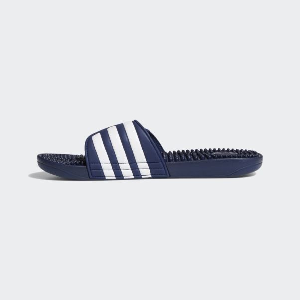 Adidas Claquettes Adissage Bleu Foncé