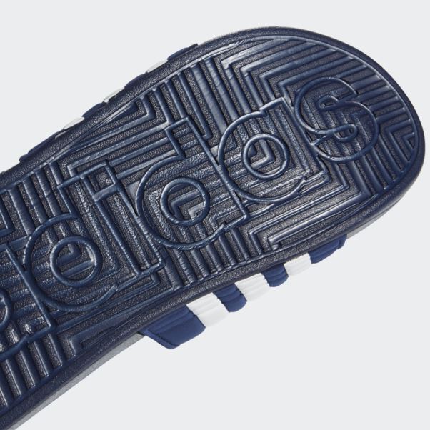 Adidas Claquettes Adissage Bleu Foncé