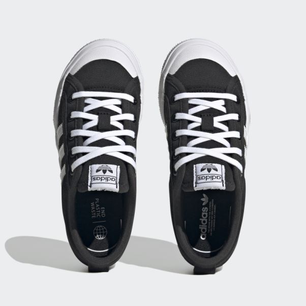 Mode Adidas Nizza Plate-forme Chaussures Blanc