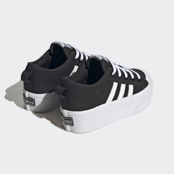 Mode Adidas Nizza Plate-forme Chaussures Blanc