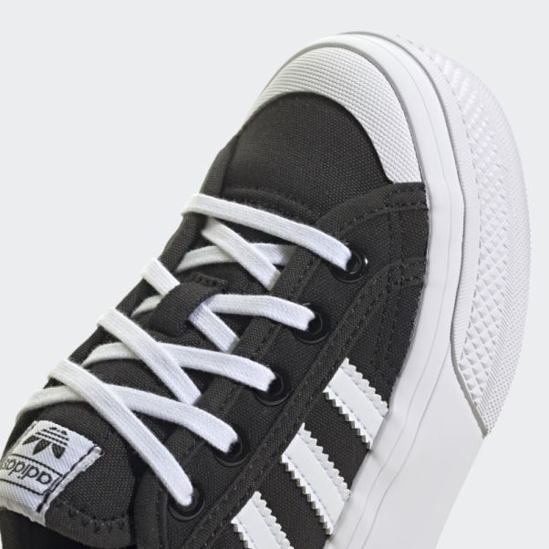 Mode Adidas Nizza Plate-forme Chaussures Blanc