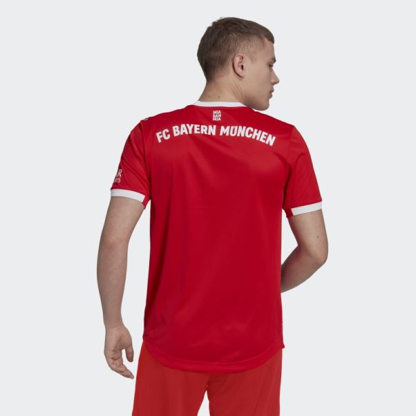 Maillot Fc Bayern 22/23 Domicile Authentique Rouge Adidas