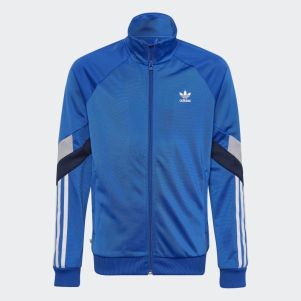 Haut De Survêtement Adidas Bleu