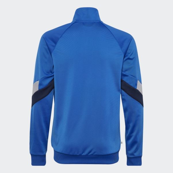 Haut De Survêtement Adidas Bleu