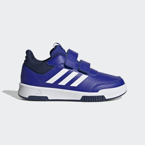 Chaussures Adidas Tensaur Crochet Et Boucle Bleu Foncé