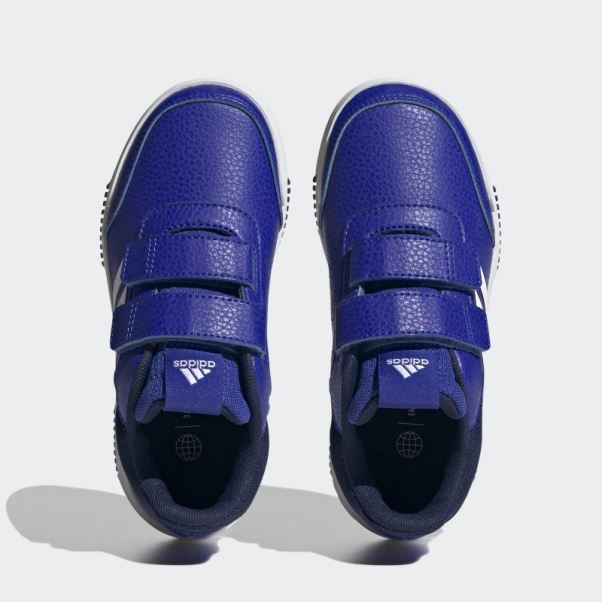 Chaussures Adidas Tensaur Crochet Et Boucle Bleu Foncé
