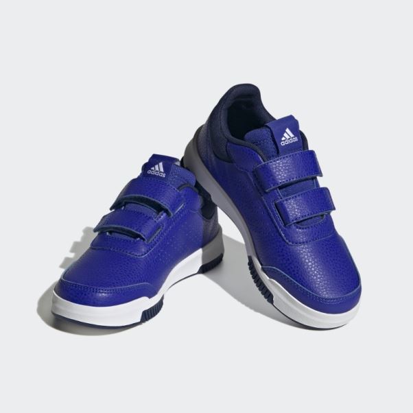 Chaussures Adidas Tensaur Crochet Et Boucle Bleu Foncé