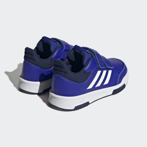 Chaussures Adidas Tensaur Crochet Et Boucle Bleu Foncé