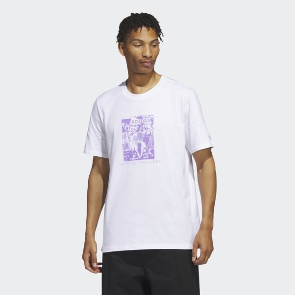Adidas Dill Compassion T-shirt Blanc