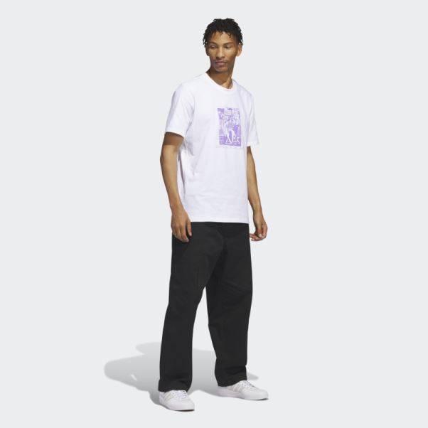 Adidas Dill Compassion T-shirt Blanc
