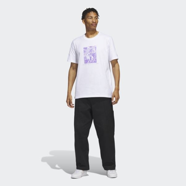 Adidas Dill Compassion T-shirt Blanc