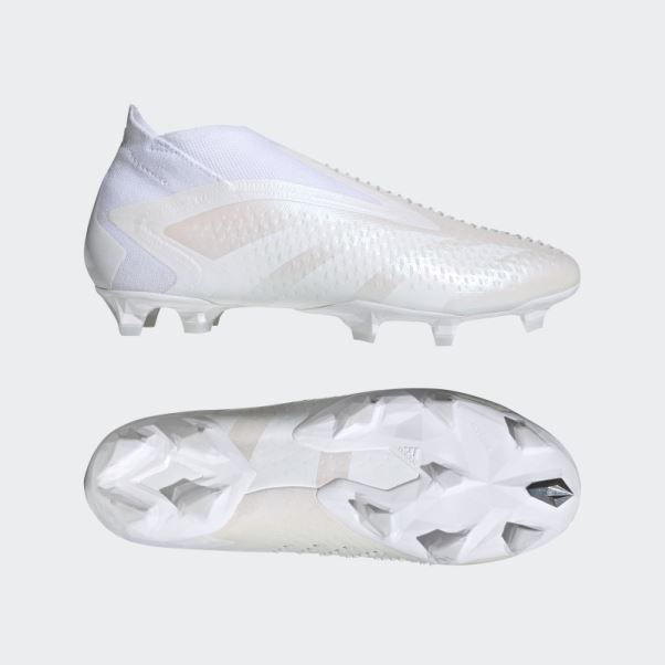 Adidas Predator Precision+ Bottes Pour Terrain Sec Blanc Mode