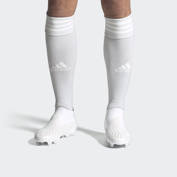 Adidas Predator Precision+ Bottes Pour Terrain Sec Blanc Mode