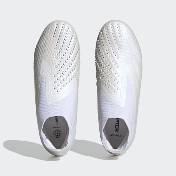 Adidas Predator Precision+ Bottes Pour Terrain Sec Blanc Mode