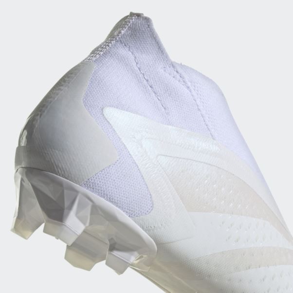 Chaussures Adidas Predator Precision+ Pour Terrain Sec Blanc