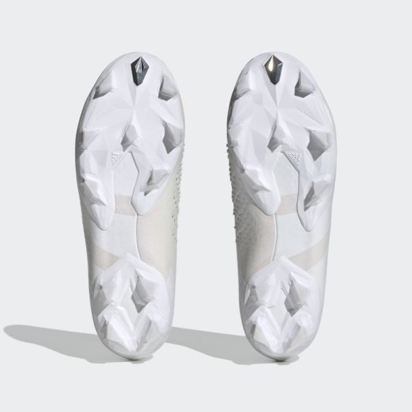 Chaussures Adidas Predator Precision+ Pour Terrain Sec Blanc