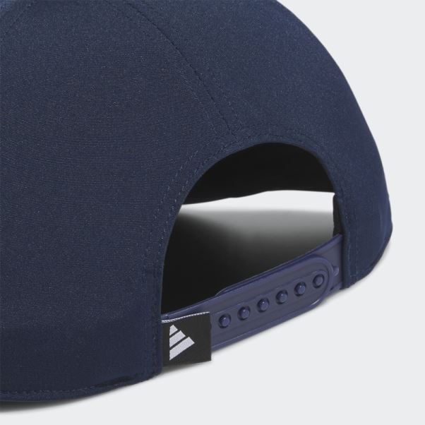Adidas Casquette De Golf Bleu Marine à Cinq Panneaux