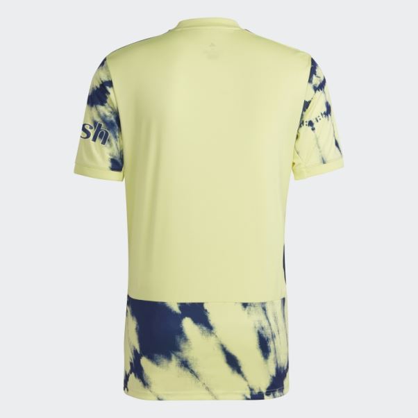 Adidas Maillot Leeds United Fc 22/23 Extérieur Violet Jaune