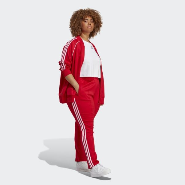 Pantalon De Survêtement Adidas Adicolor Sst (grande Taille) écarlate
