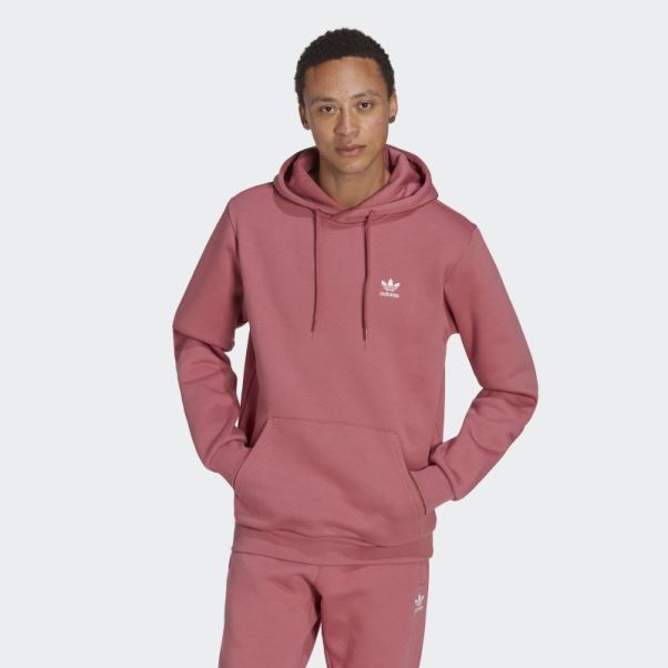 Sweat à Capuche Trèfle Essentials Rose Adidas