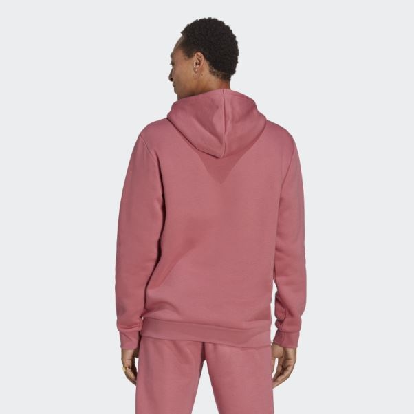 Sweat à Capuche Trèfle Essentials Rose Adidas