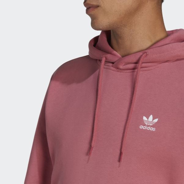 Sweat à Capuche Trèfle Essentials Rose Adidas