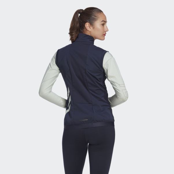 Adidas Terrex Xperior Ski De Fond Soft Shell Gilet Vert élégant