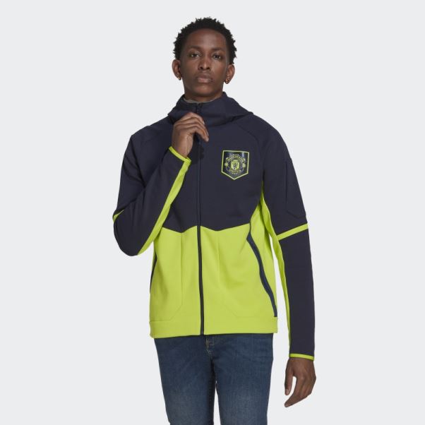 Adidas Manchester United Anthem Veste Encre