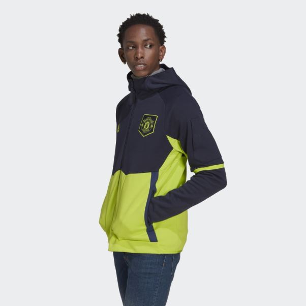 Adidas Manchester United Anthem Veste Encre