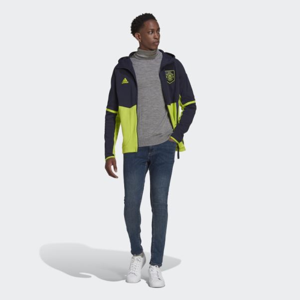 Adidas Manchester United Anthem Veste Encre