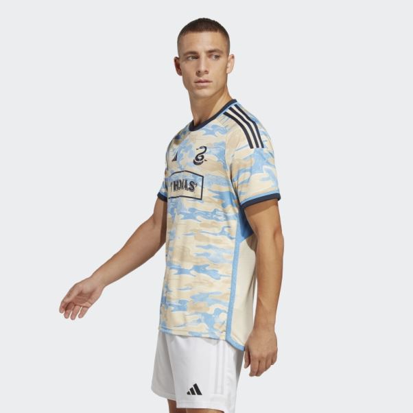 Maillot Adidas Philadelphia Union 23/24 Extérieur Authentique Sable