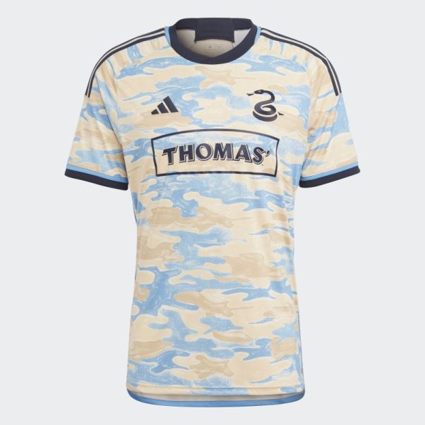 Maillot Adidas Philadelphia Union 23/24 Extérieur Authentique Sable